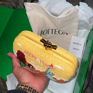 Bottega Veneta Intrecciato NY-themed Clutch — 1 of 6 (Never Worn)